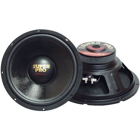 PYRAMID 12'' 500 Watt High Performance 8 Ohm Subwoofer PW1248USX